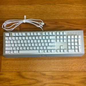 Razer Black Widow Mercury White Gaming Keyboard